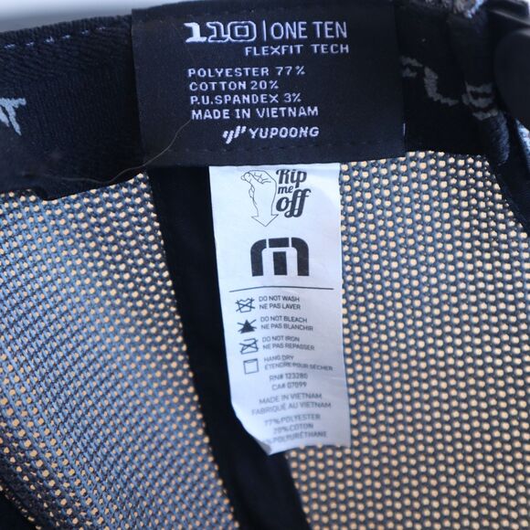 NWT Travis Mathew Cruz Trucker Baseball Cap Flexfit Snapback Golf Black Heather - Picture 8 of 12